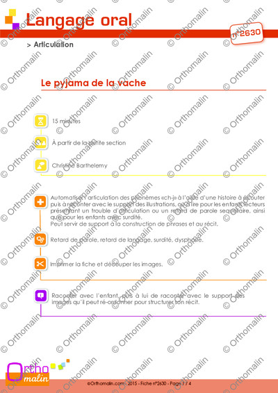 Page 1 de la fiche