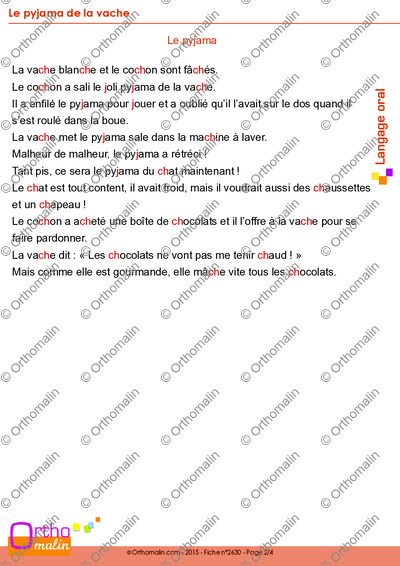 Page 2 de la fiche