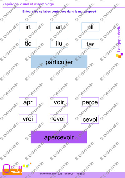 Page 5 de la fiche