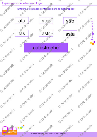 Page 6 de la fiche