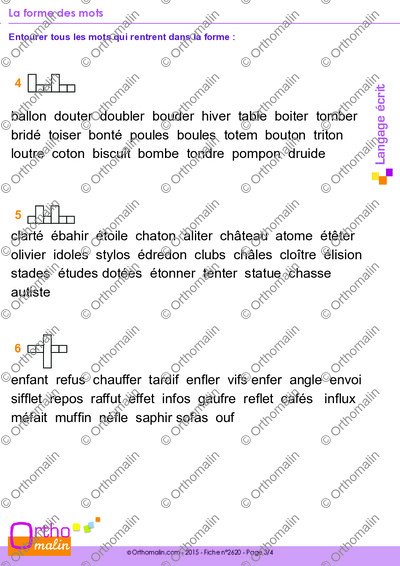 Page 3 de la fiche