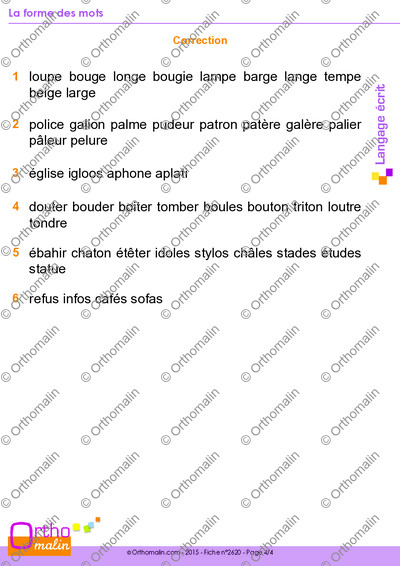 Page 4 de la fiche