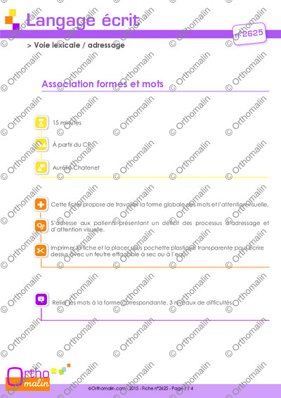 Page 1 de la fiche