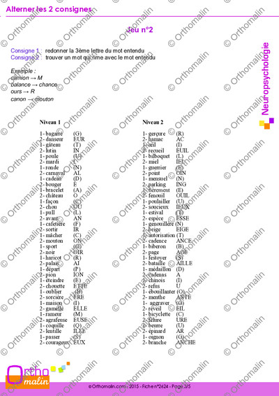 Page 3 de la fiche