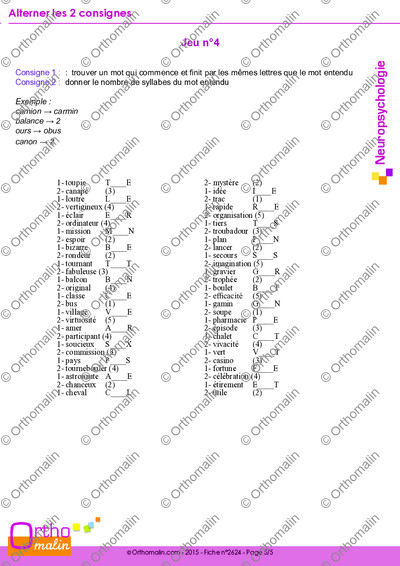 Page 5 de la fiche