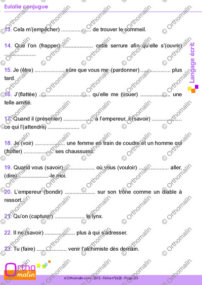 Page 3 de la fiche