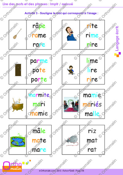 Page 7 de la fiche