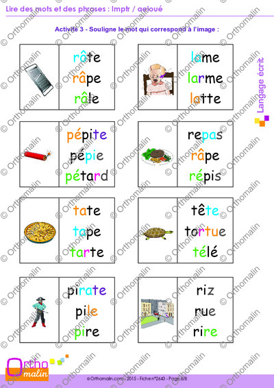 Page 8 de la fiche