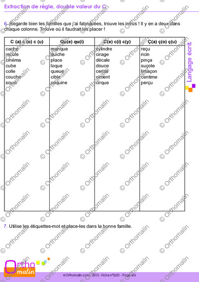Page 4 de la fiche