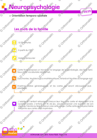 Page 1 de la fiche