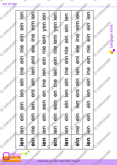 Page 2 de la fiche