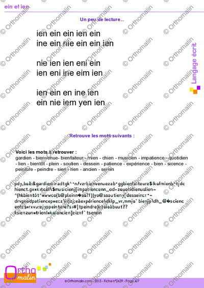 Page 4 de la fiche