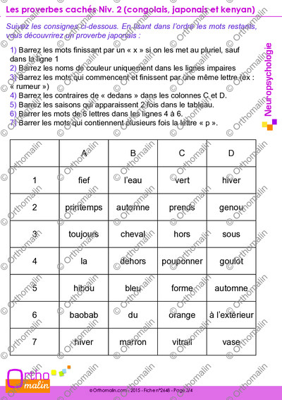 Page 3 de la fiche