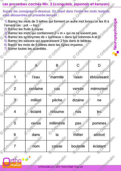 Page 4 de la fiche
