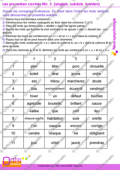 Page 3 de la fiche