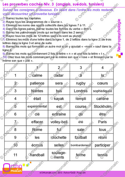 Page 4 de la fiche