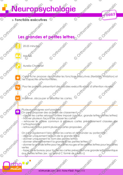 Page 1 de la fiche