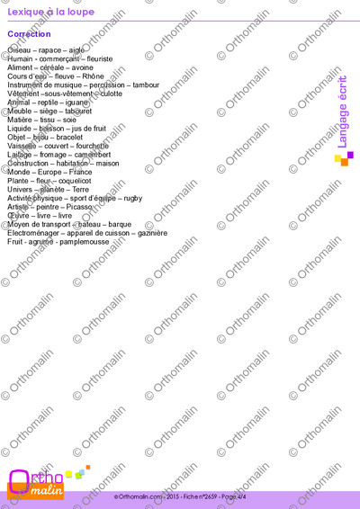 Page 4 de la fiche