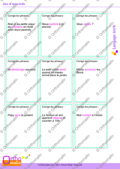 Page 6 de la fiche