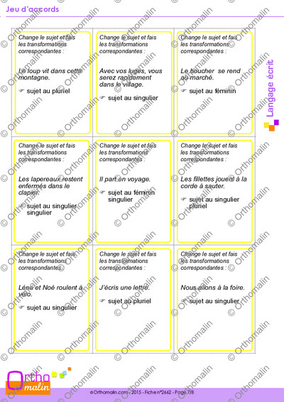 Page 7 de la fiche