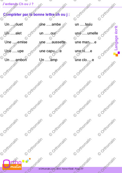Page 7 de la fiche