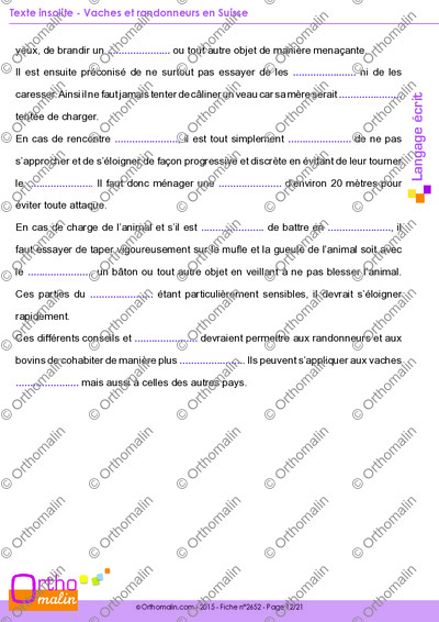 Page 12 de la fiche