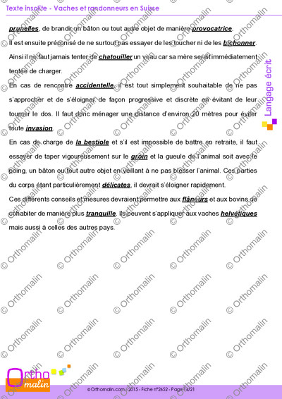 Page 14 de la fiche