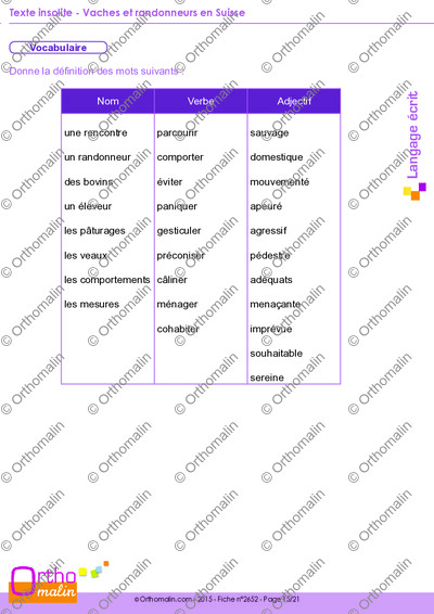 Page 15 de la fiche