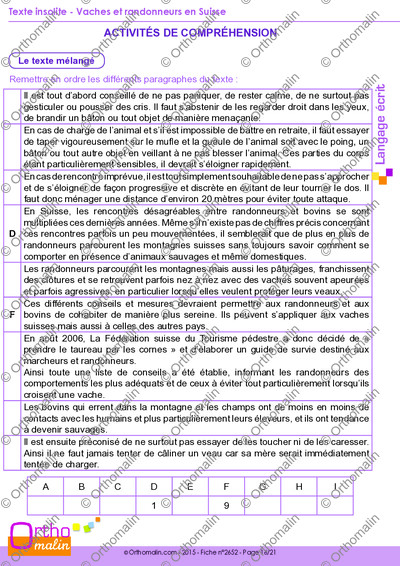 Page 16 de la fiche