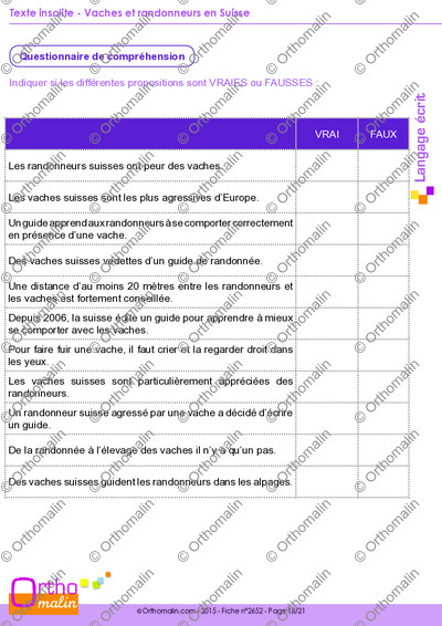 Page 18 de la fiche