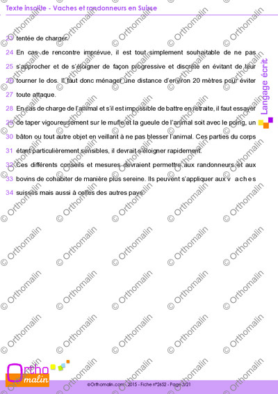 Page 3 de la fiche