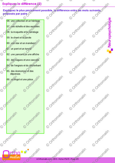 Page 3 de la fiche