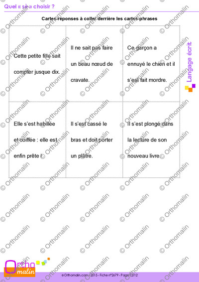 Page 12 de la fiche