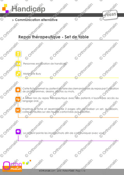 Page 1 de la fiche