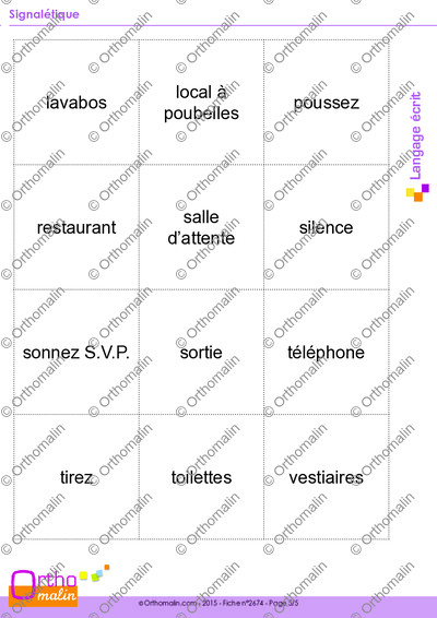 Page 5 de la fiche