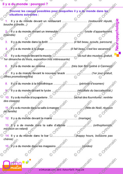 Page 2 de la fiche