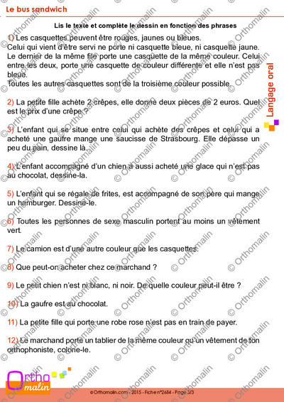 Page 3 de la fiche