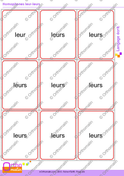 Page 6 de la fiche