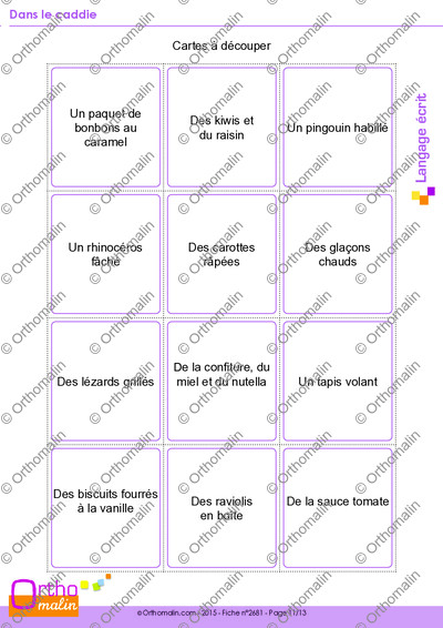 Page 11 de la fiche