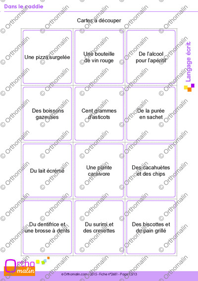Page 13 de la fiche