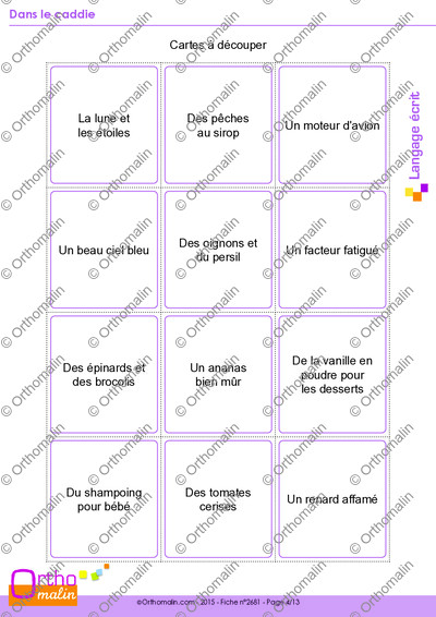 Page 4 de la fiche