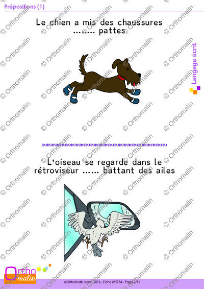 Page 2 de la fiche