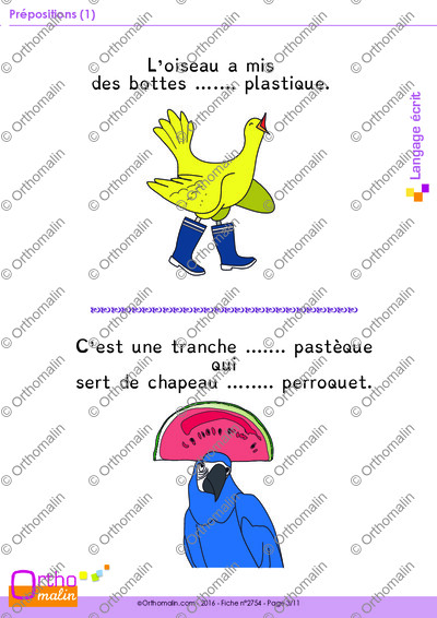 Page 3 de la fiche