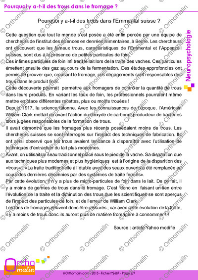 Page 2 de la fiche