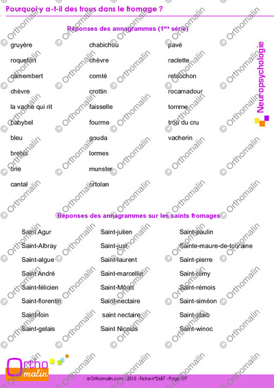 Page 7 de la fiche