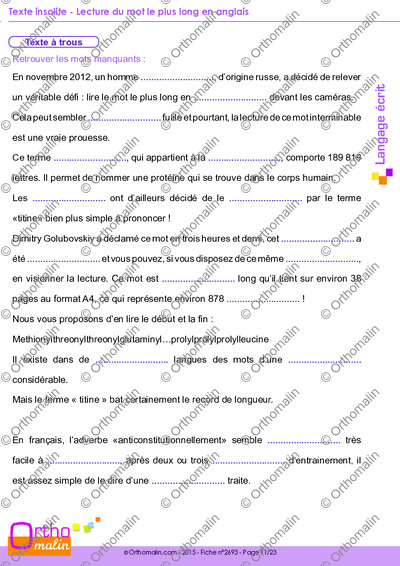 Page 11 de la fiche