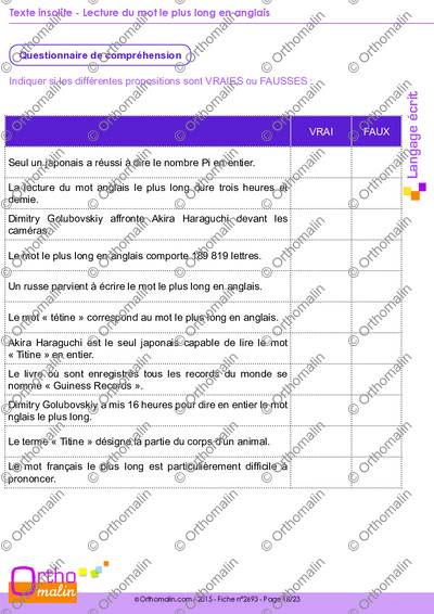 Page 18 de la fiche