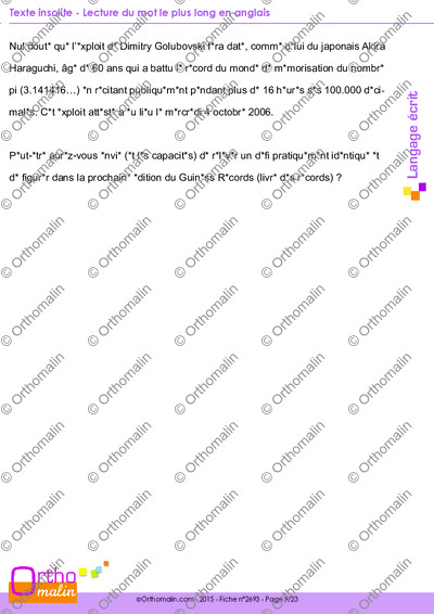 Page 9 de la fiche