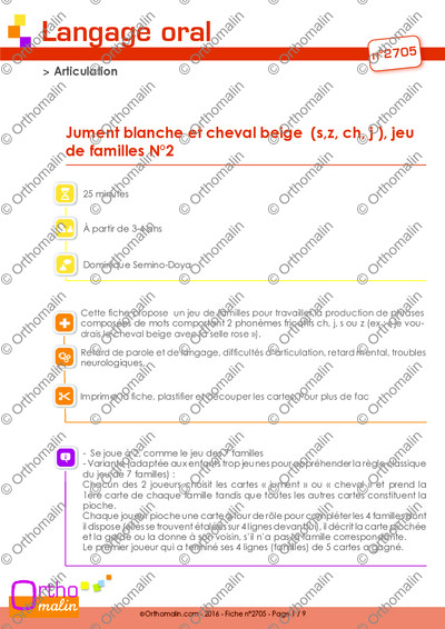 Page 1 de la fiche