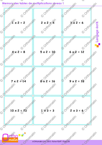 Page 2 de la fiche